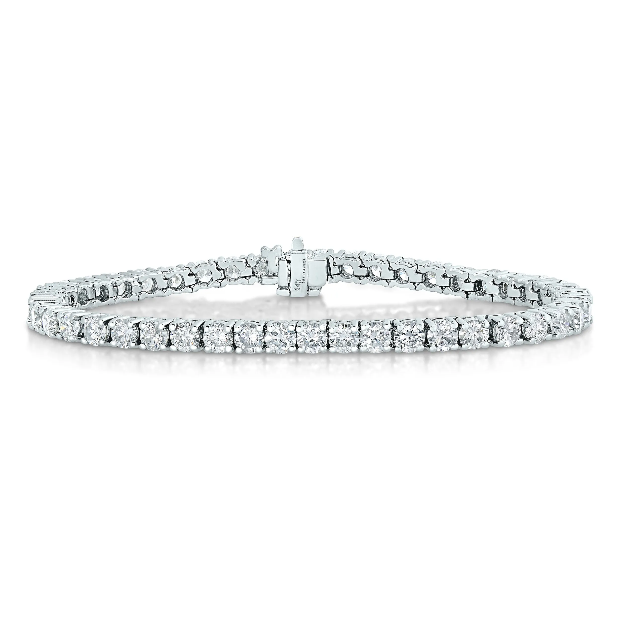 5 cttw Diamond Classic Tennis Bracelets in 10K White Gold