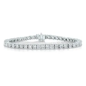 5 cttw Diamond Classic Tennis Bracelets in 10K White Gold