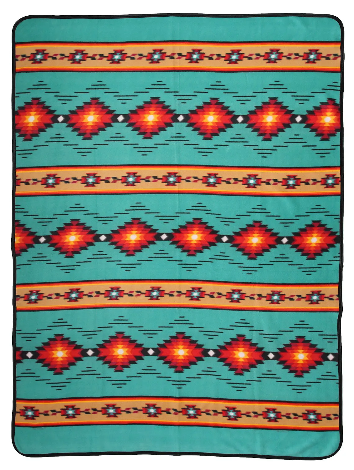 60" X 80" Fleece Lodge Blanket #37