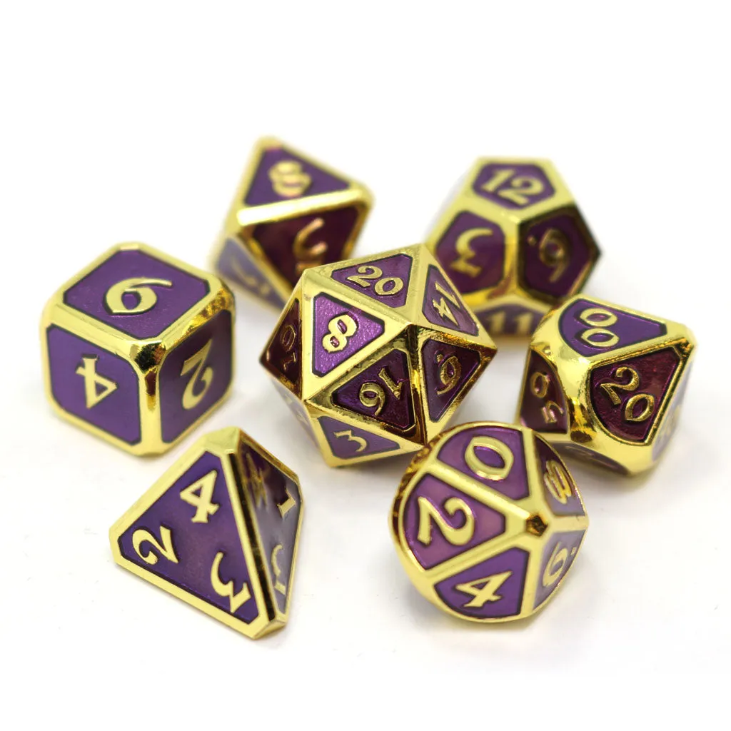 7pc RPG Set - Mythica Gold Amethyst
