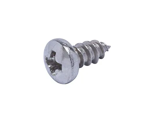 8 X 2" Stainless Pan Head Phillips Wood Screw, (50pc), 18-8 (304) Stainless Steel Screws