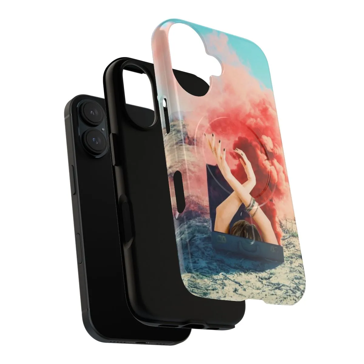 Adventurous Magnetic Tough Phone Cases with Surreal Art