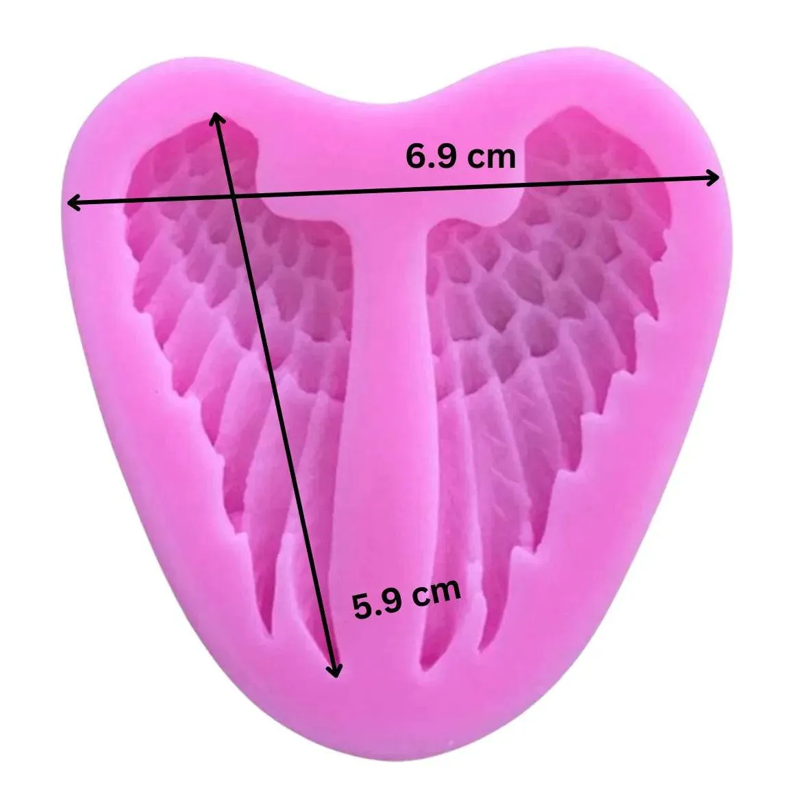Angel Wings Shape Silicone Fondant Gum Paste Mould
