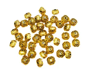 Antique Golden Designer Spacer Beads