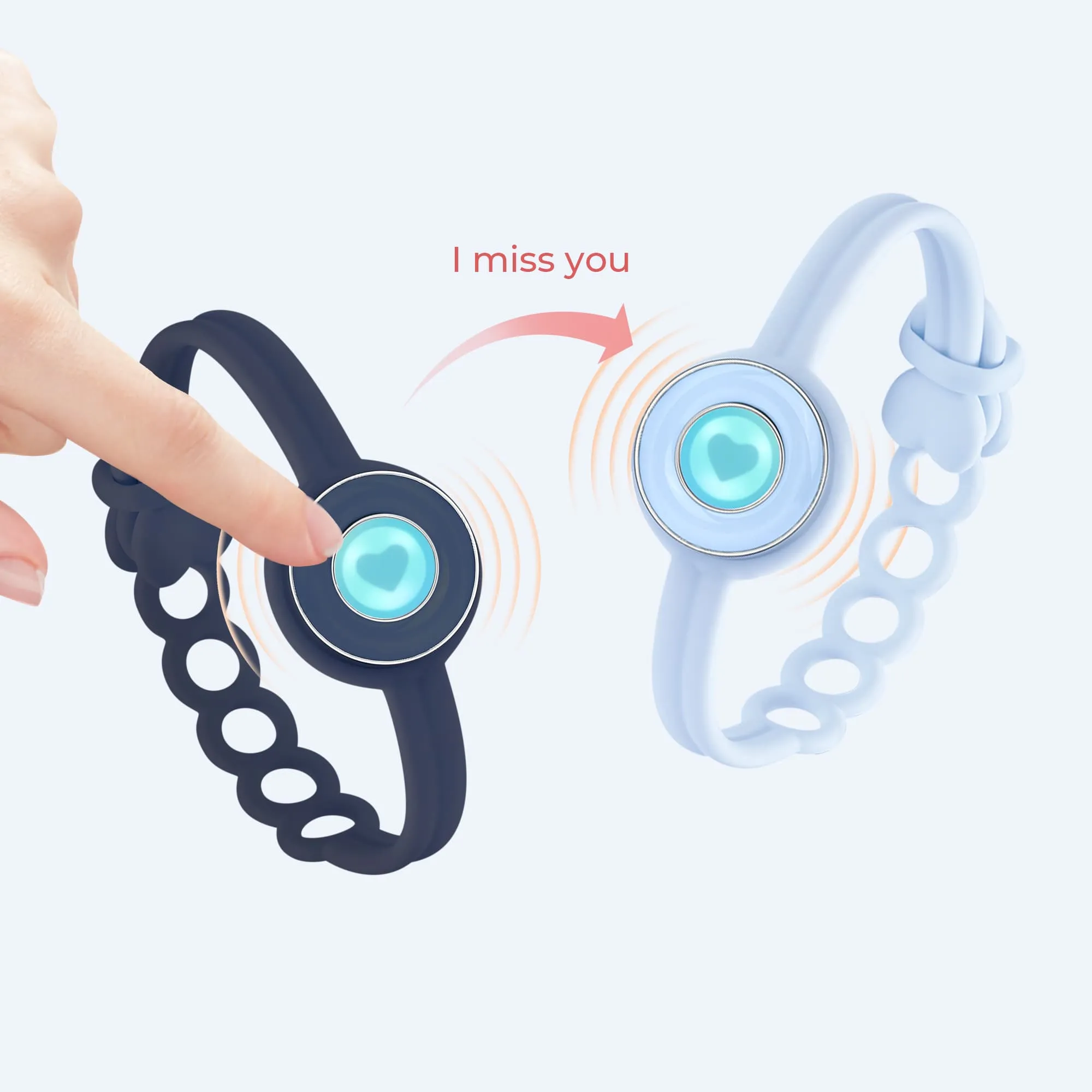 Candy Original Touch Bracelets(Deep Blue Light Blue)