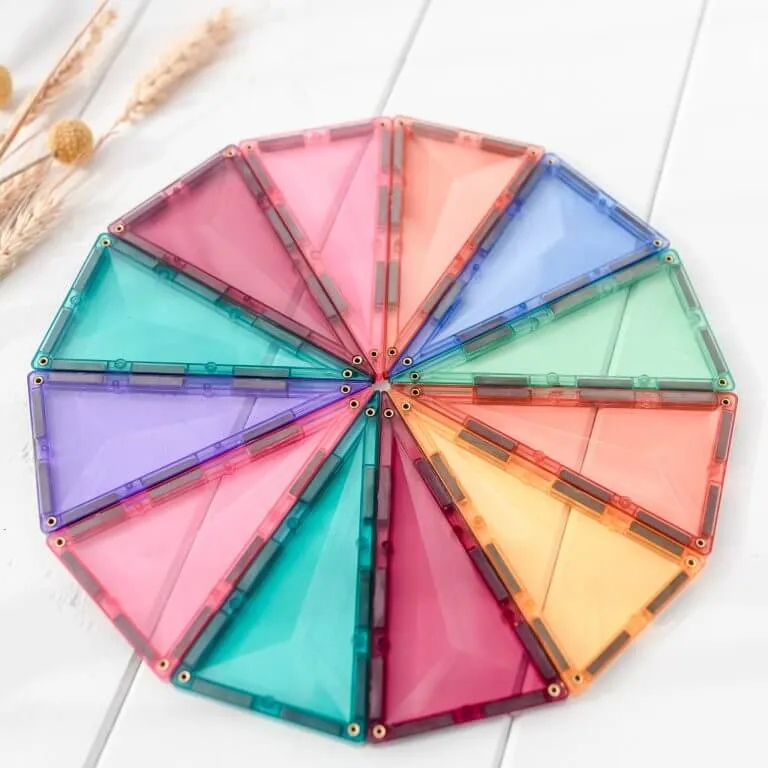 Connetix Magnetic Tiles 120 Piece Pastel Creative Pack