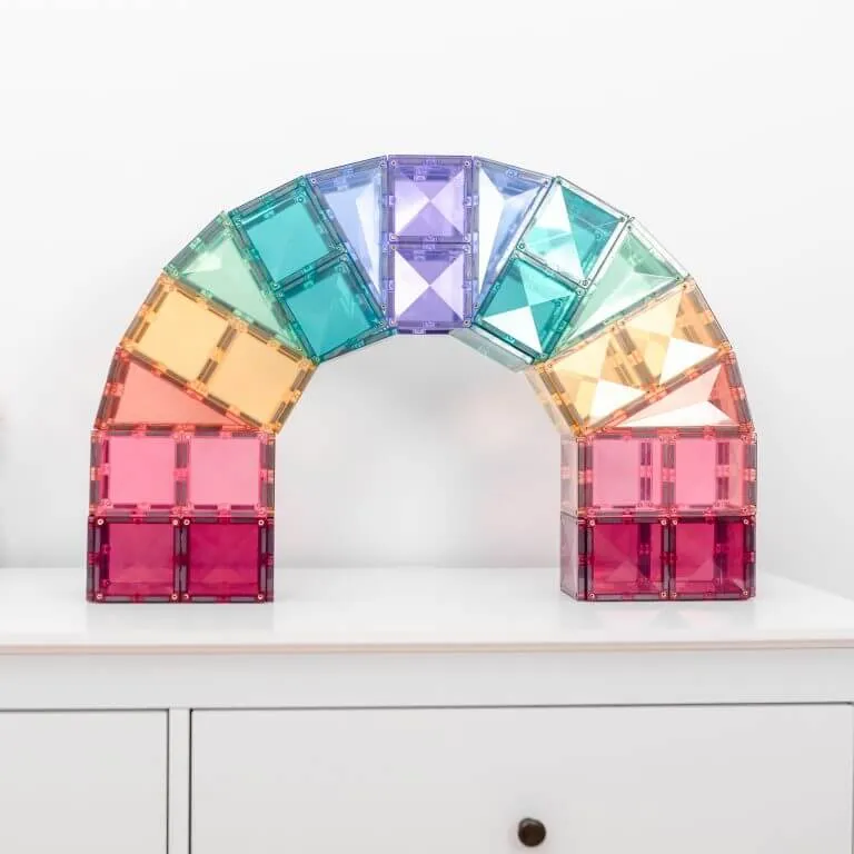 Connetix Magnetic Tiles 120 Piece Pastel Creative Pack