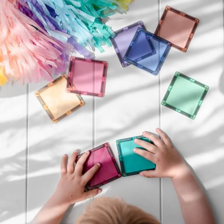 Connetix Magnetic Tiles 120 Piece Pastel Creative Pack