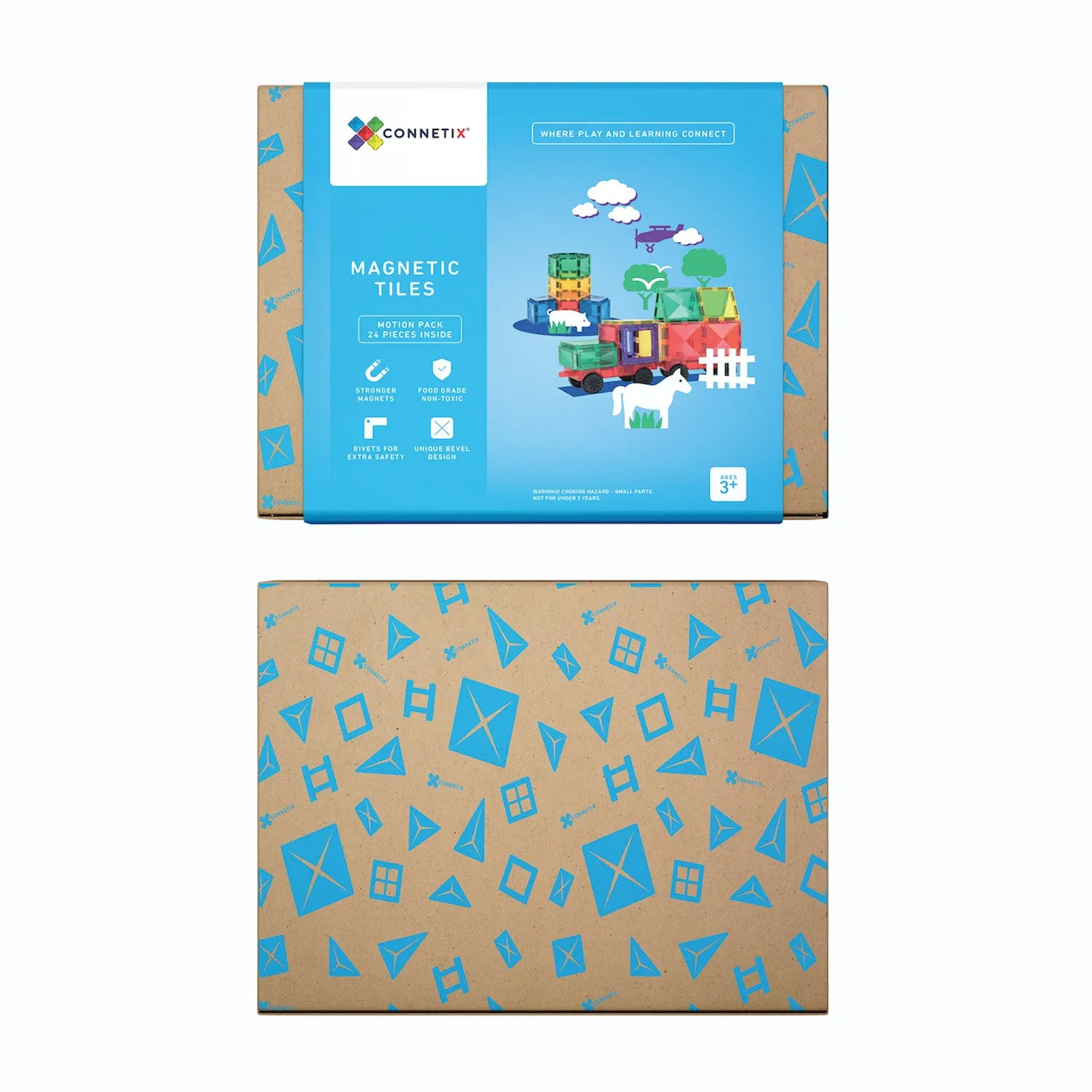 Connetix Tiles Rainbow Motion Pack 24 Piece