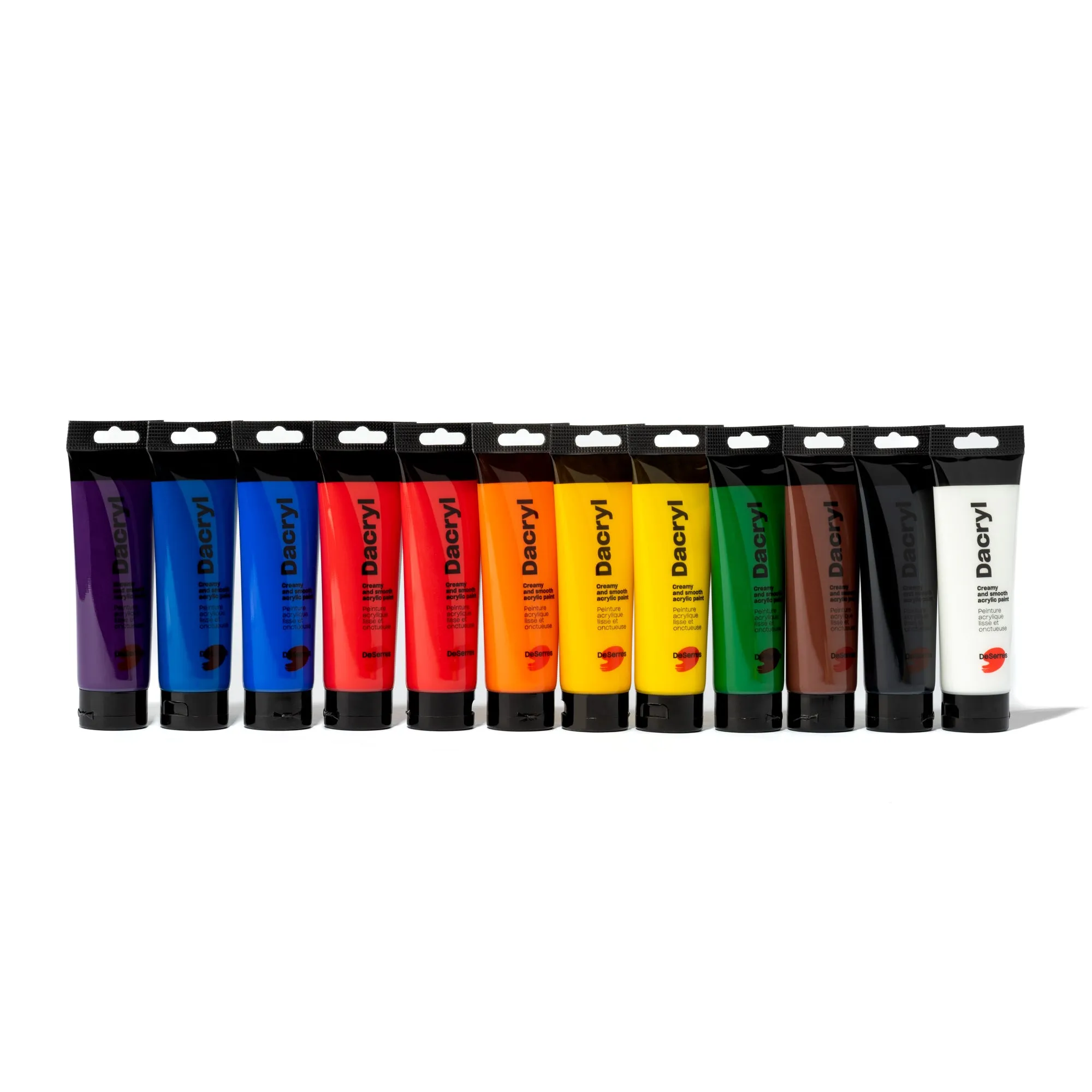 Dacryl Studio Acrylic Kit - Low Viscosity, Assorted Colours, 12 Pieces