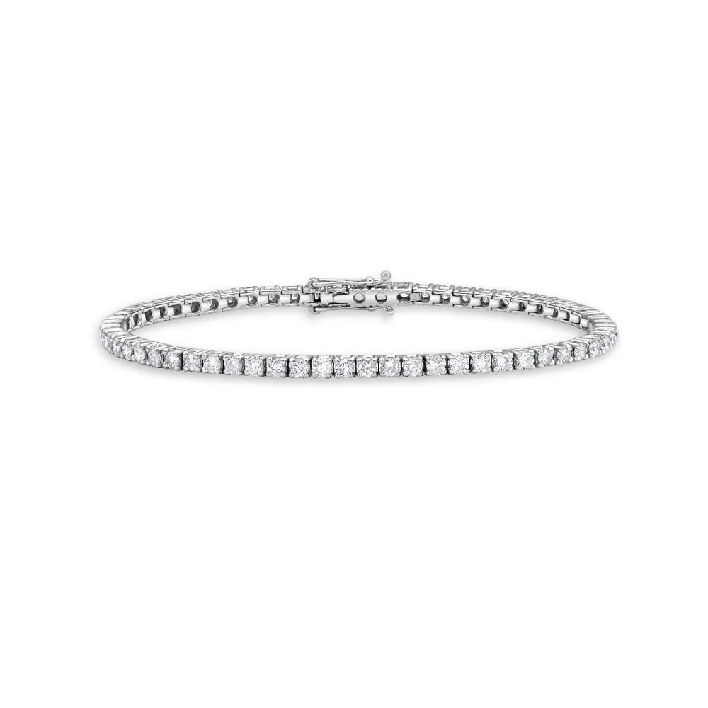 Diamond Tennis Bracelet (1.50 ct.) 4-Prongs Setting - Made in Italy