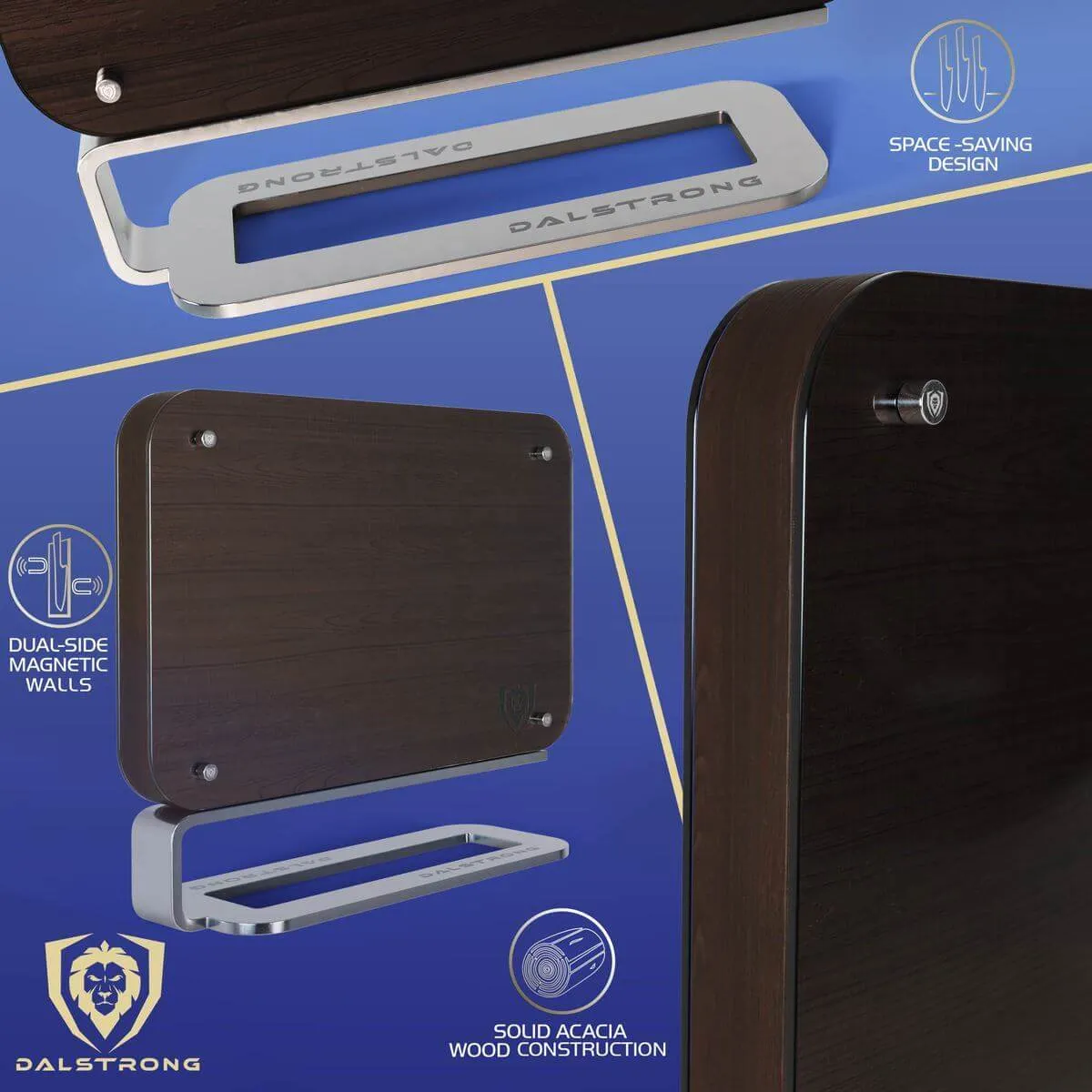Double-Sided Magnetic Blade Wall | Sequoia Brown | Dalstrong ©