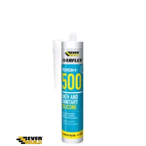 EVERBUILD Premium  500 Bath & Sanitary Silicone