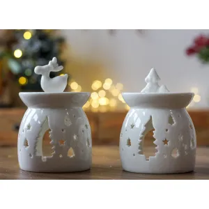 Festive Ceramic Oil/Wax Burner - Various Styles