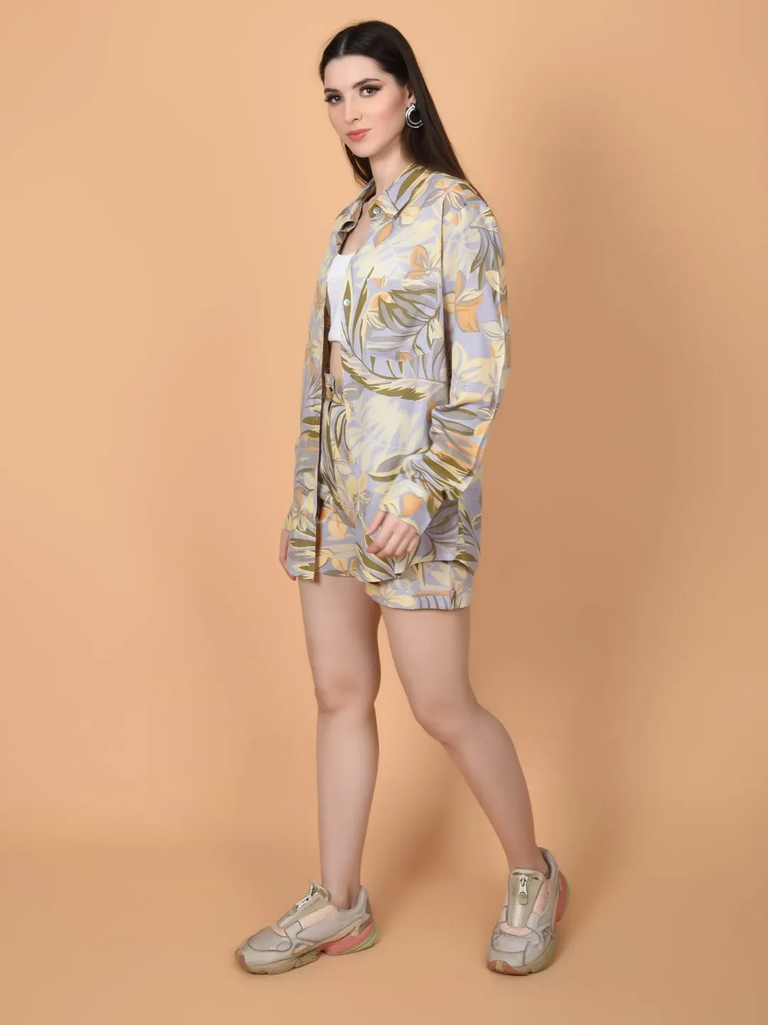Flawless Women Floral Printed Co-ords Set | ALEX