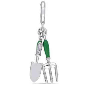 Fork and Trowel Charm