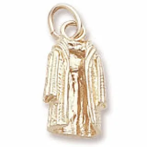 Fur Coat Charm in Yellow Gold Plated