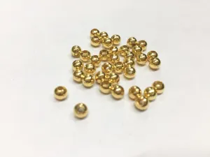 Golden Circular Metal Spacer Beads