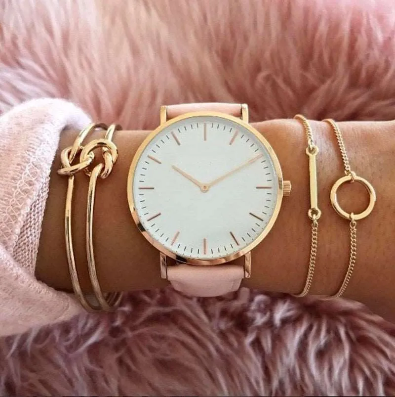 Ladies Casual Quartz Watch (Steel)