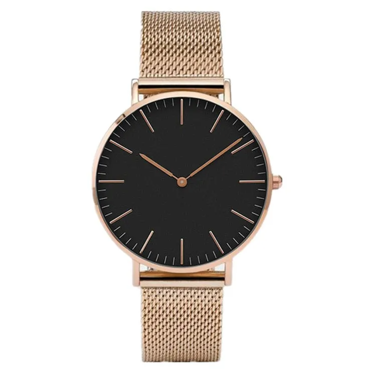 Ladies Casual Quartz Watch (Steel)