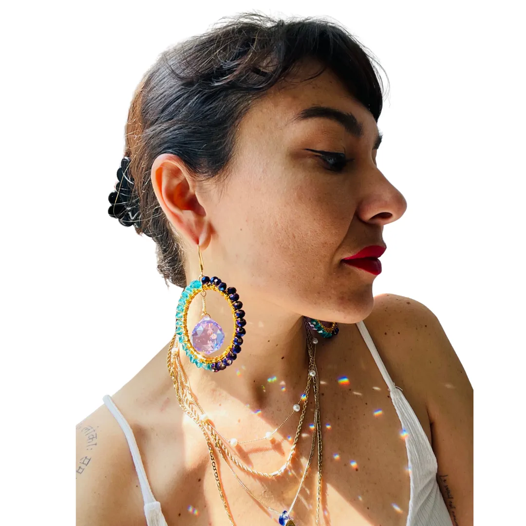 Magnetic Suncatcher Earrings