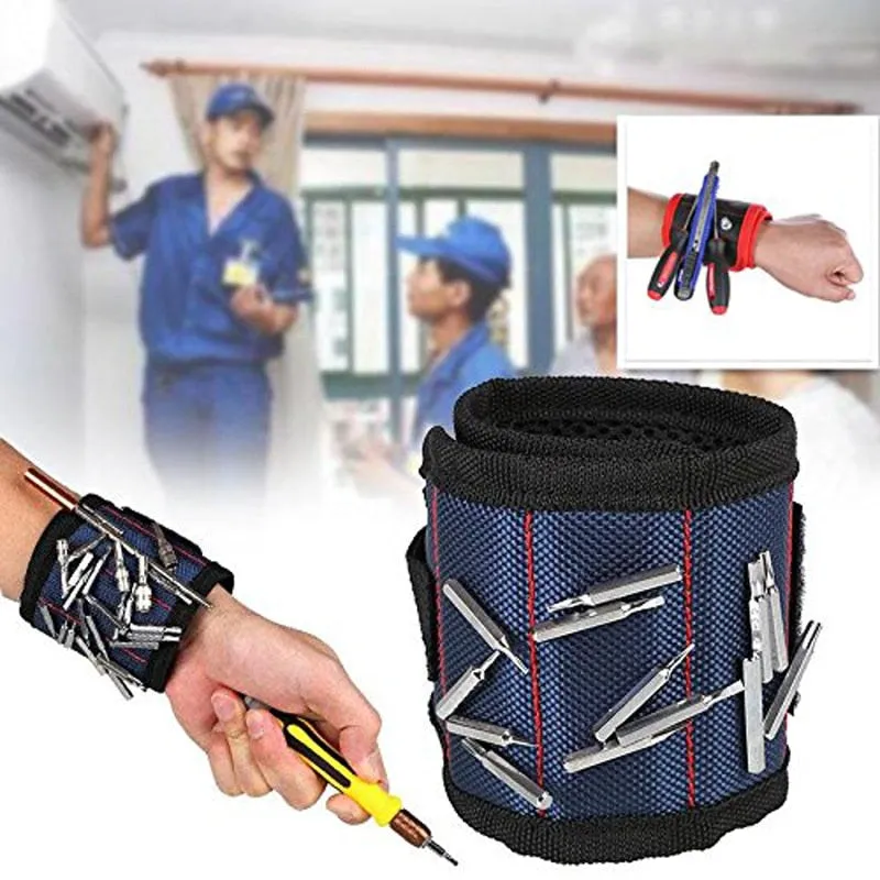 Magnetic Wristband Portable Tool Bag