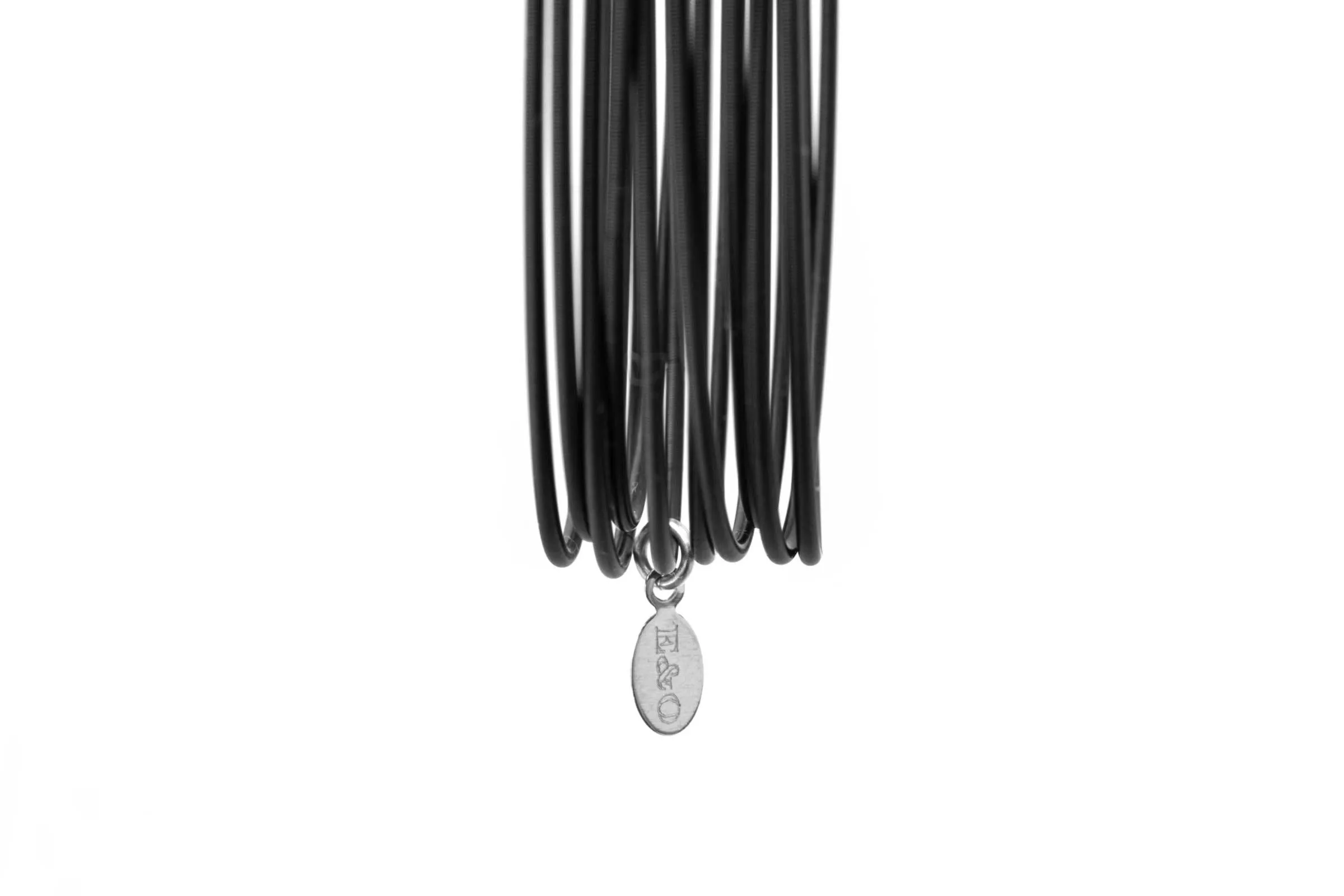Matte Black Dia Bracelets