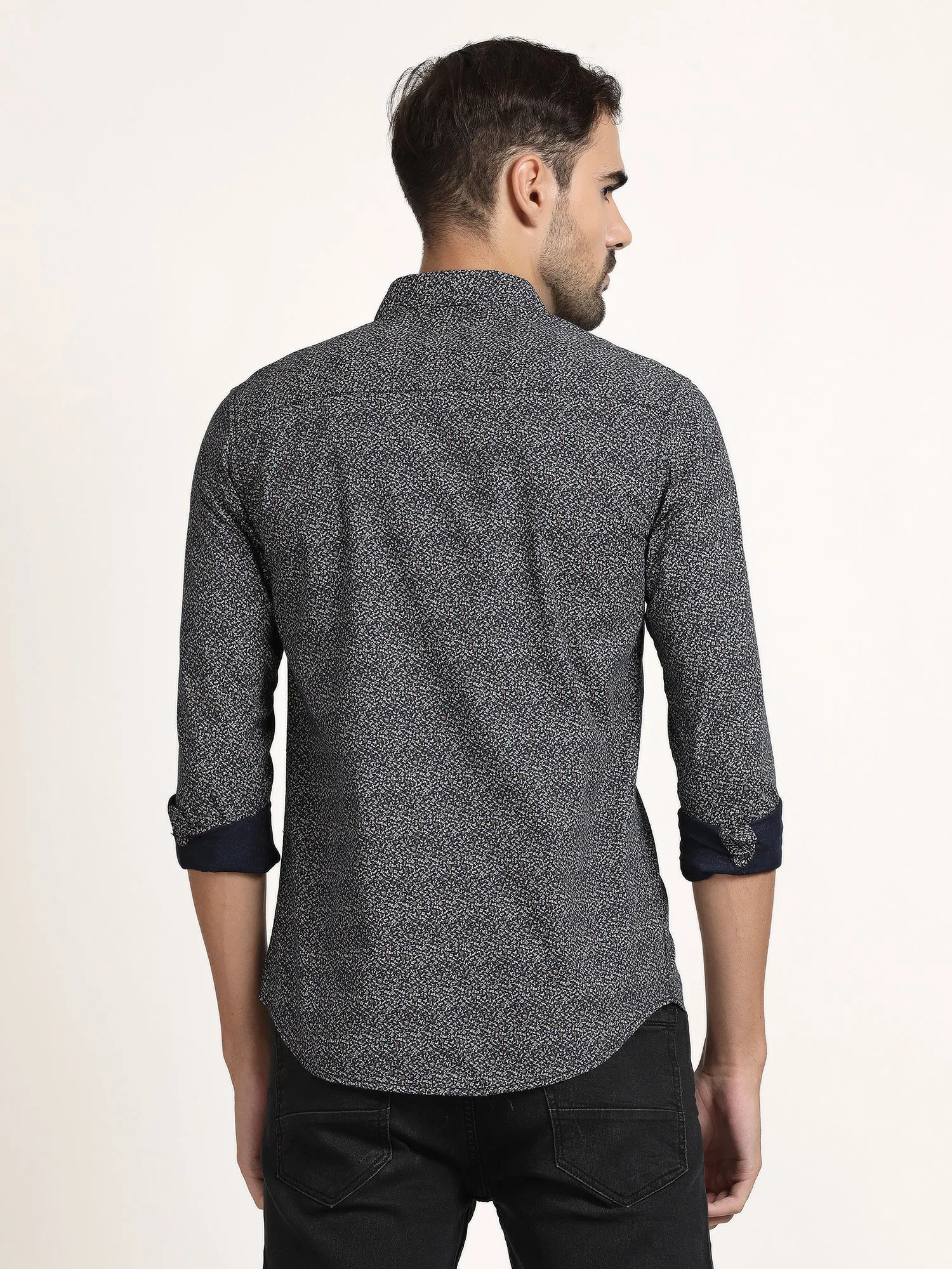 Men Printed Casual Shirt (GBRJ6011)
