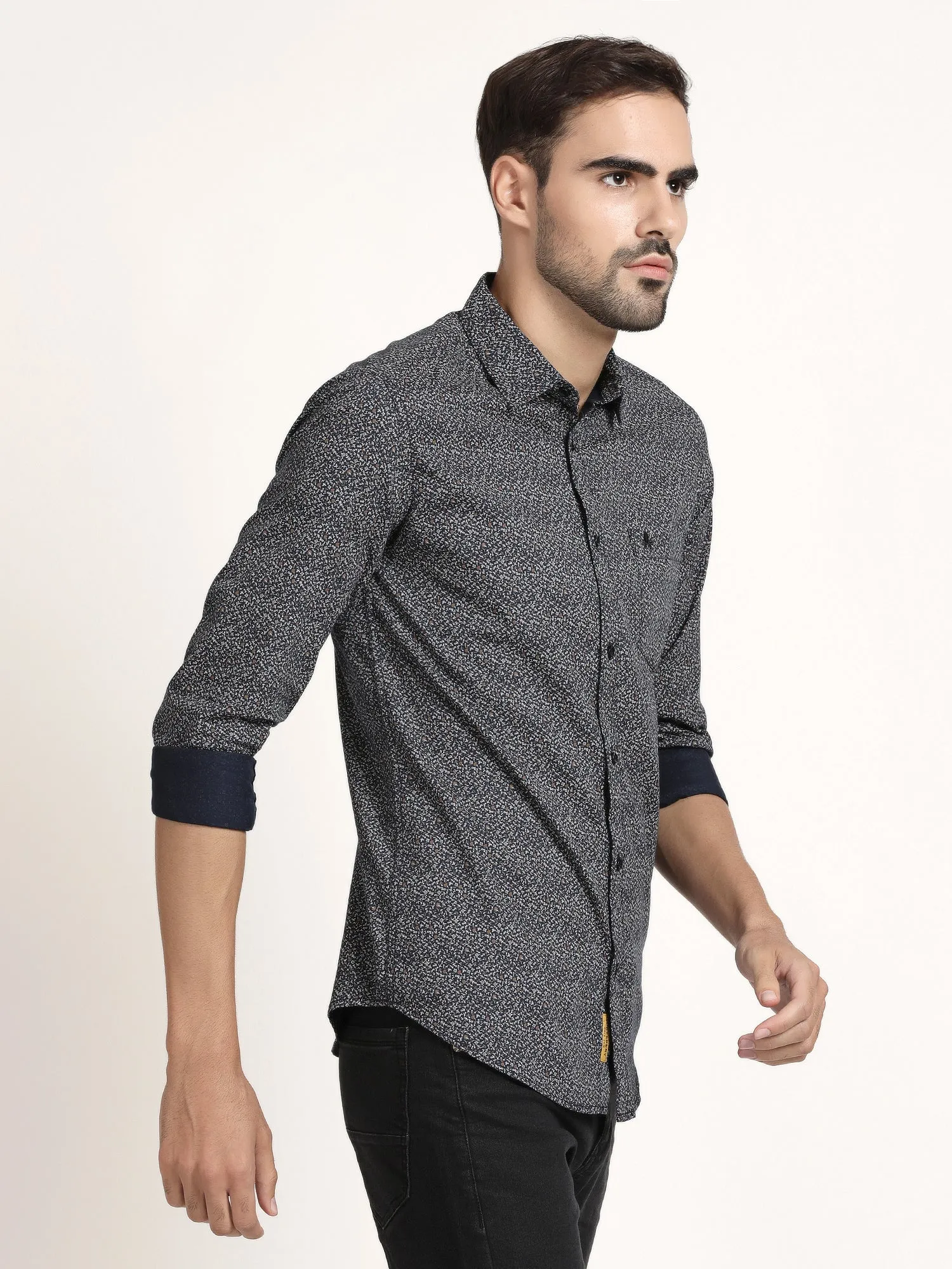 Men Printed Casual Shirt (GBRJ6011)