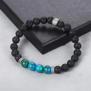 Mens Turquoise Stone Beaded Bracelets