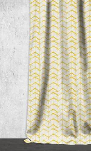 'Midas Prominence' Made-to-Order Geo Shades (Eggshell White/ Yellow)