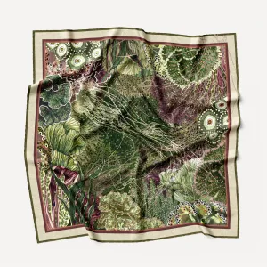 Oceanum Moss Silk Twill Scarf