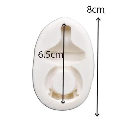 Pacifier Silicone Fondant & Chocolate Mold