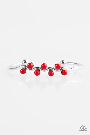 Paparazzi Bracelet ~ Tropical Tides - Red