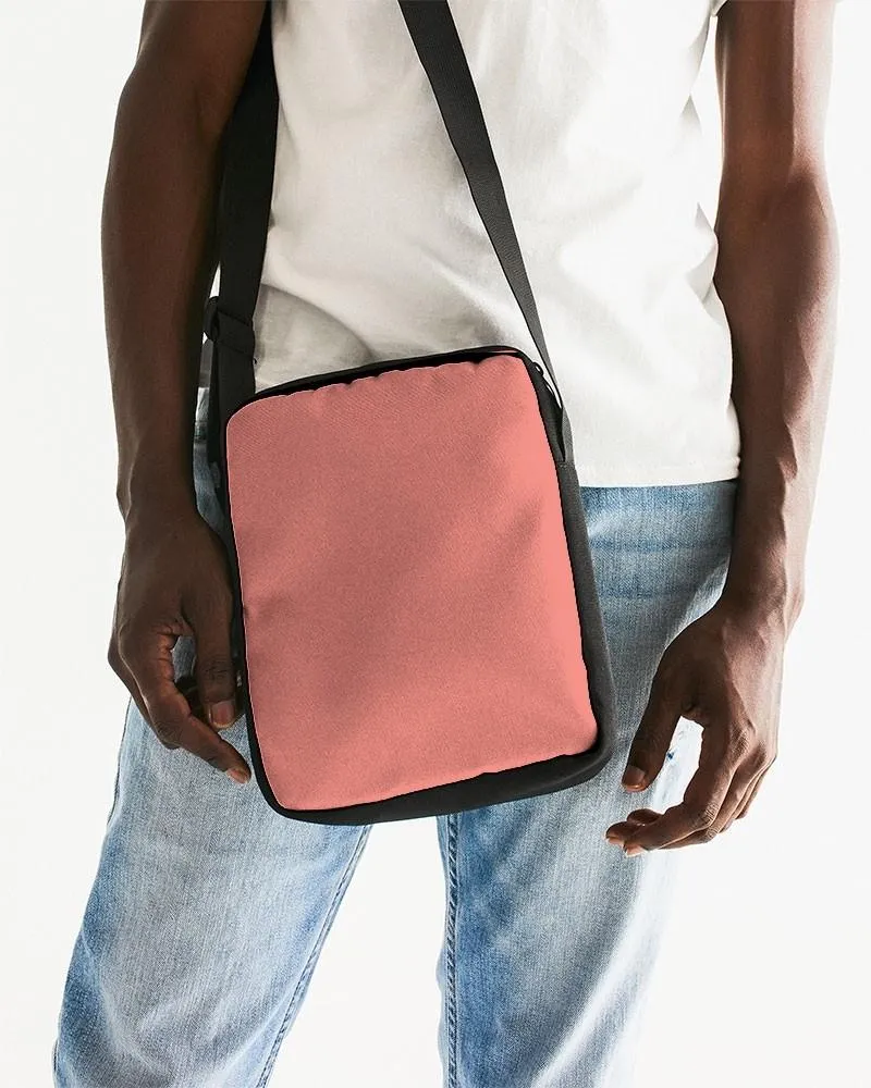 Pastel Pink Red Messenger Pouch | Bright Pastel Pink Red | C0M60Y45K0