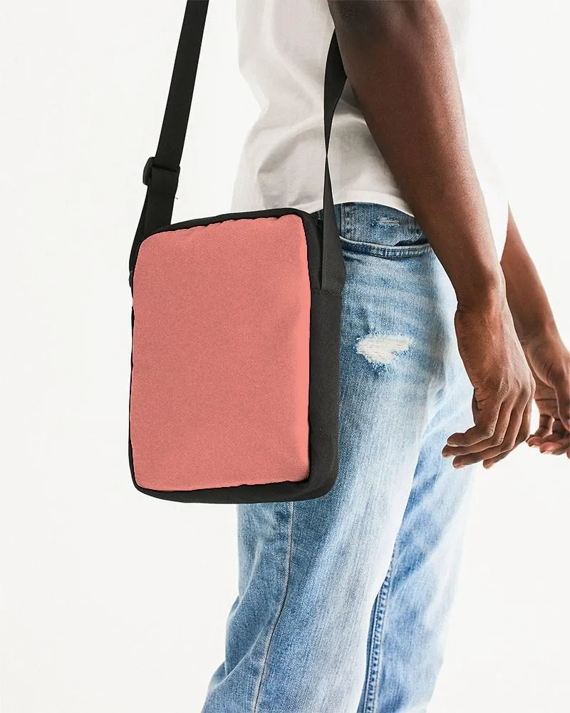 Pastel Pink Red Messenger Pouch | Bright Pastel Pink Red | C0M60Y45K0