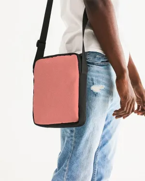 Pastel Pink Red Messenger Pouch | Bright Pastel Pink Red | C0M60Y45K0