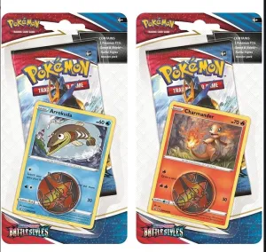Pokémon Tcg: Sword & Shield 5 Battle Styles Premium Checklane Blister Charmader Pack