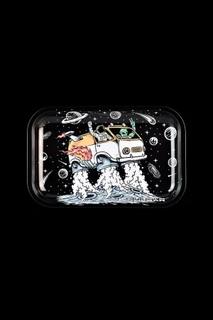 Pulsar Metal Rolling Tray - Space Van
