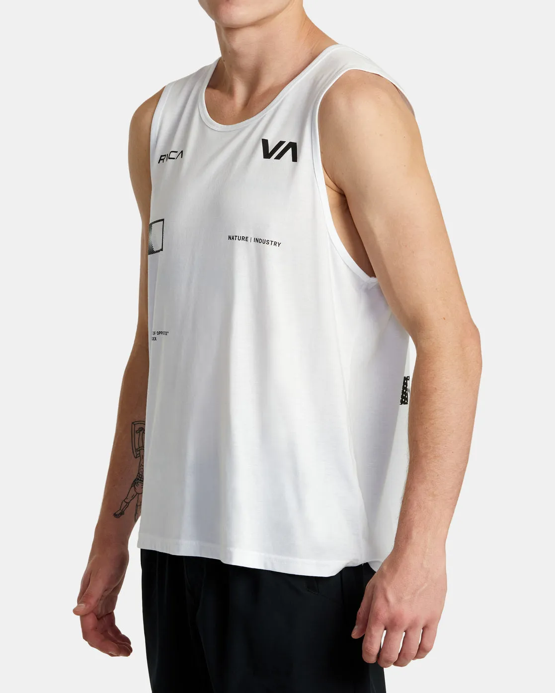 Radiate Tank Tee - White