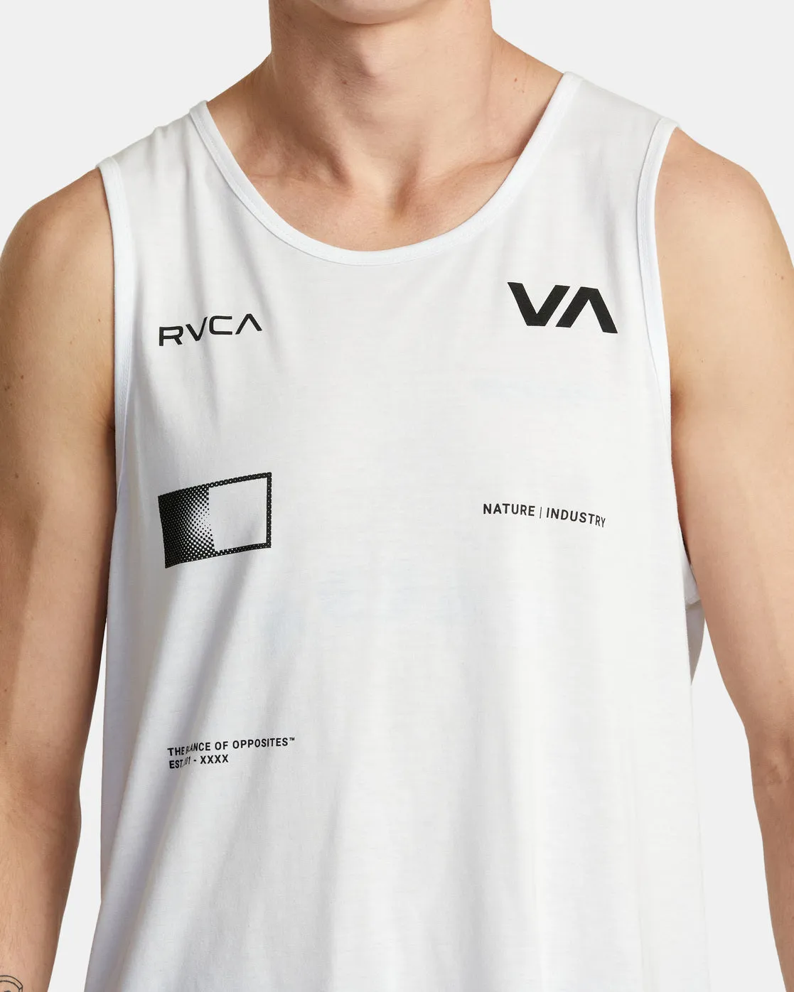 Radiate Tank Tee - White