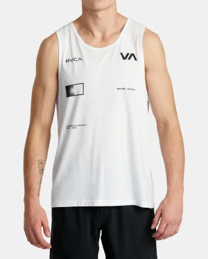 Radiate Tank Tee - White