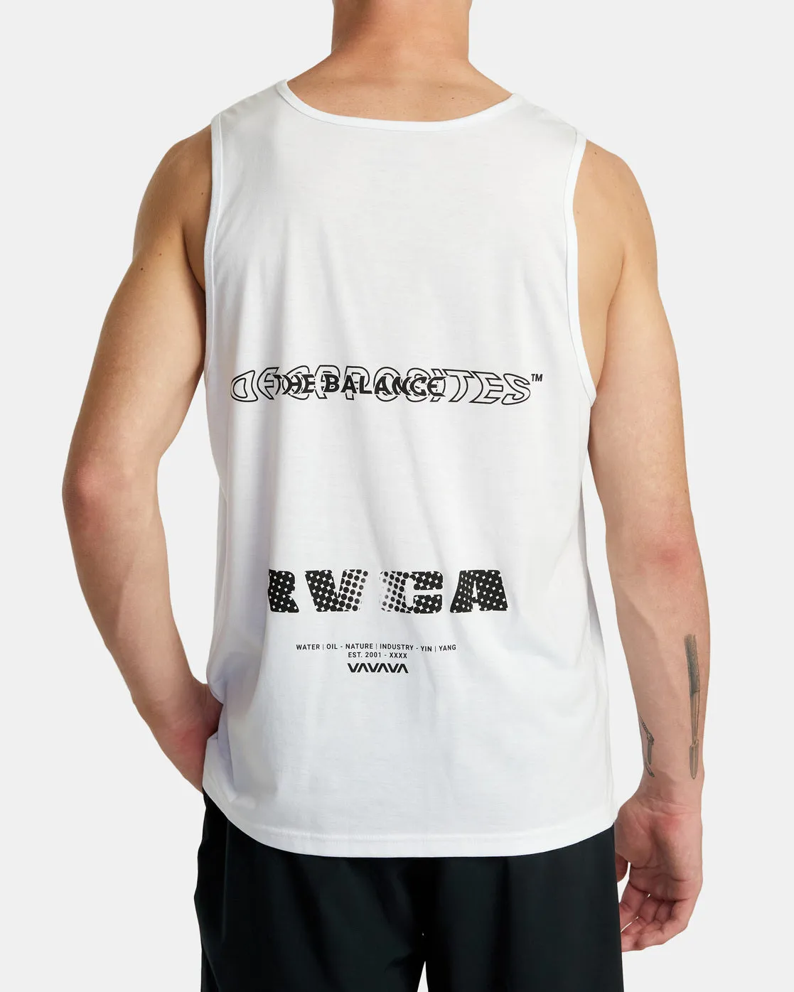 Radiate Tank Tee - White