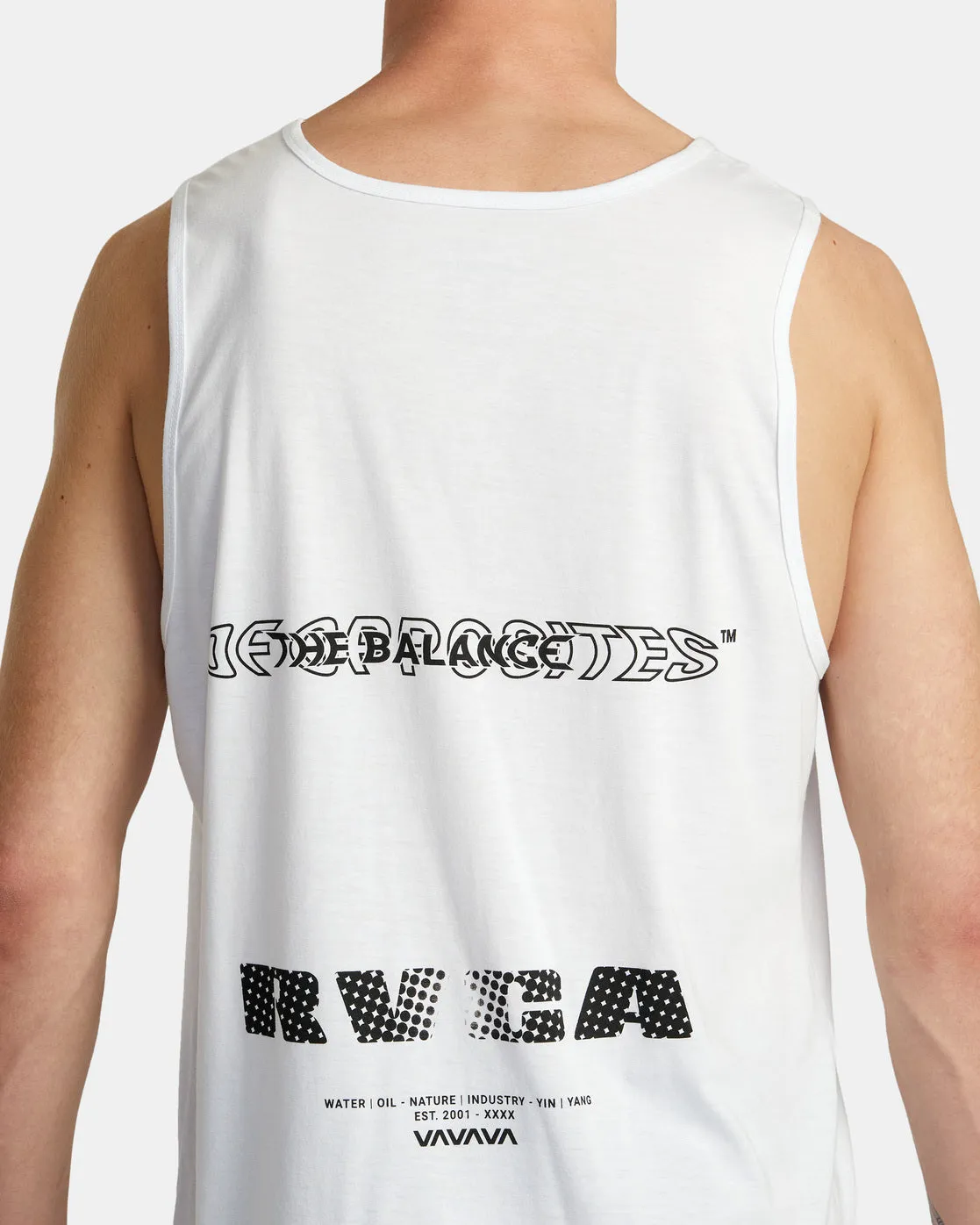Radiate Tank Tee - White