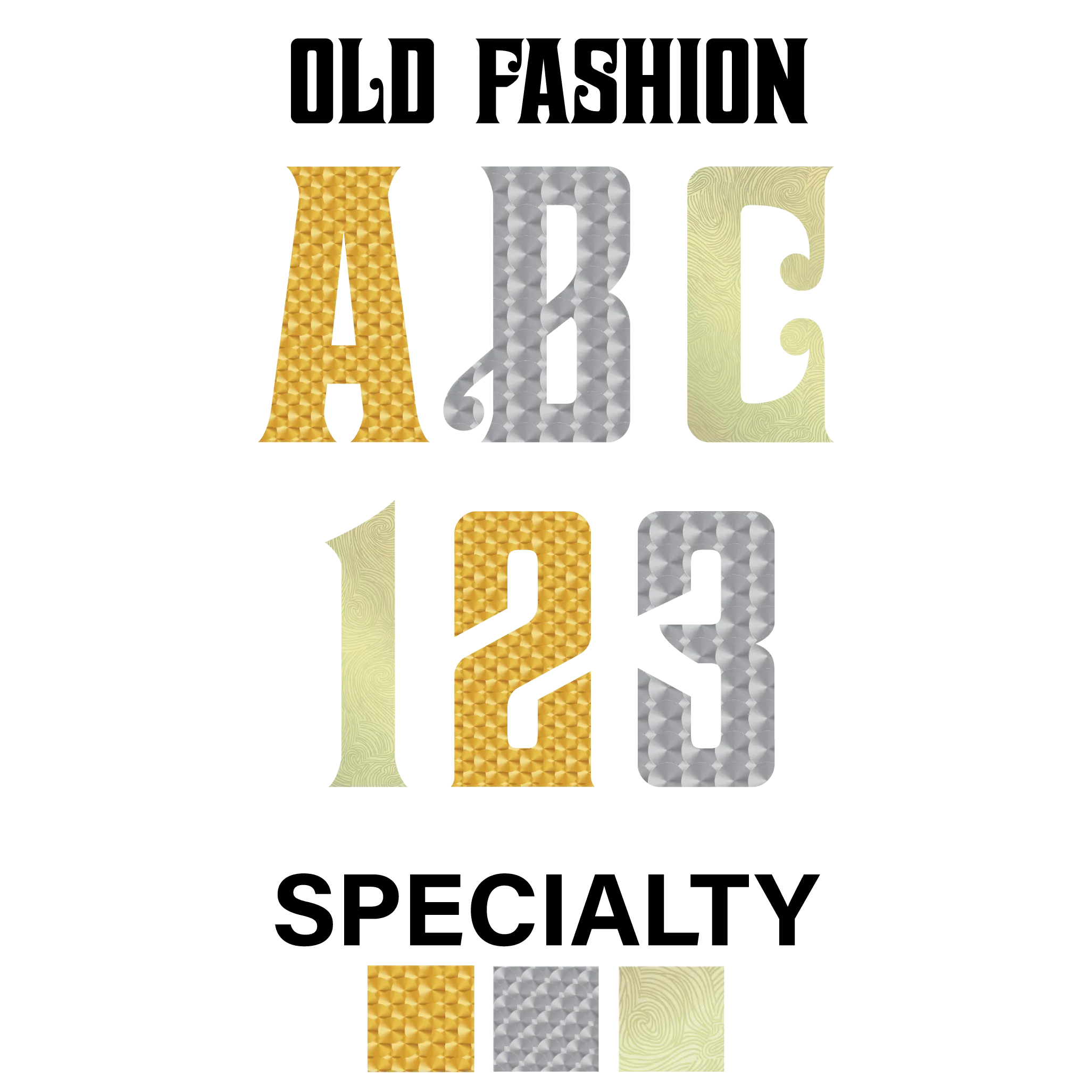 Reflective Specialty Styles Letters and Numbers Decals