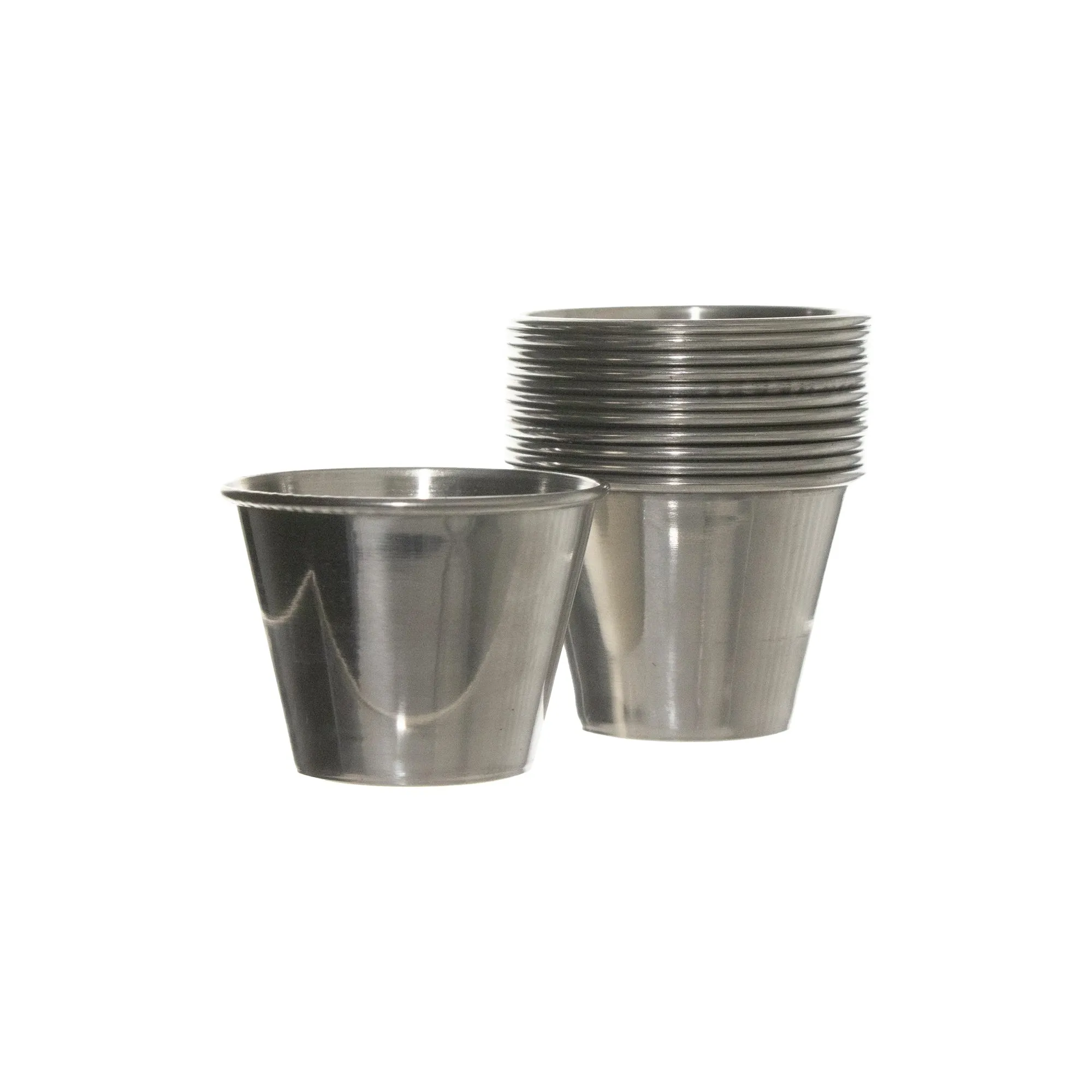 Regent 70ml Stainless Steel Sauce Dish Silver Set of 12