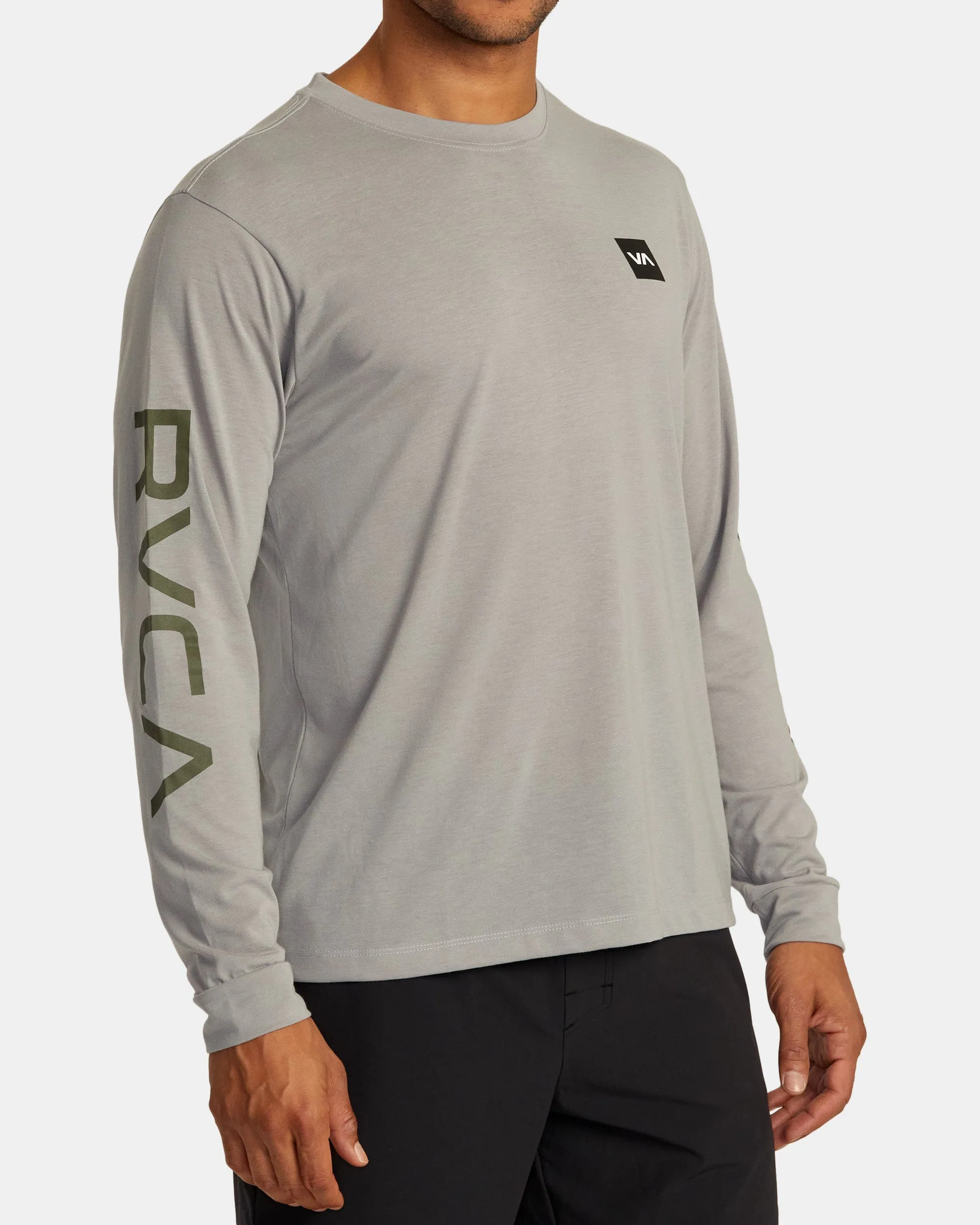 RVCA 2x Long Sleeve T-shirt - Stone
