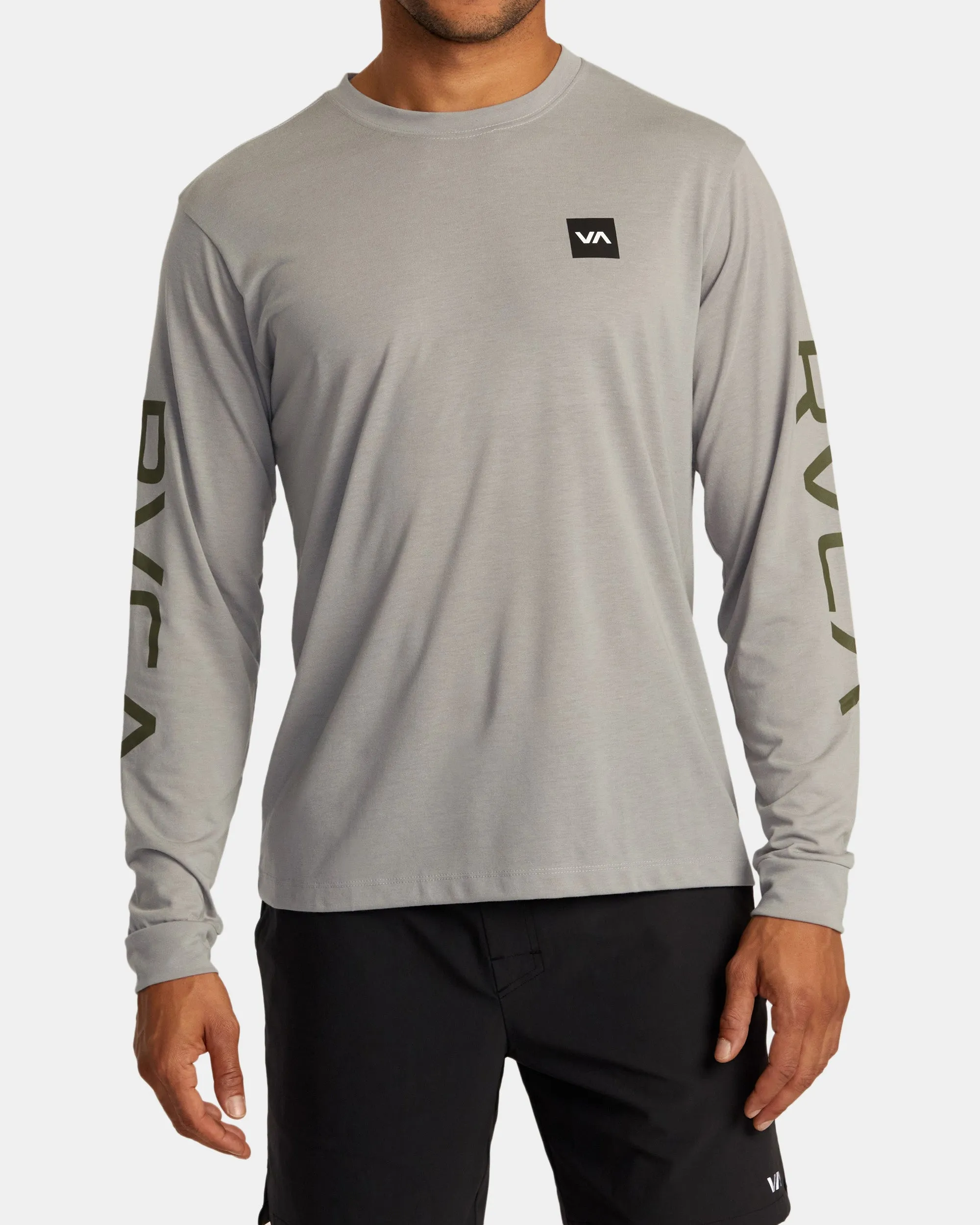 RVCA 2x Long Sleeve T-shirt - Stone