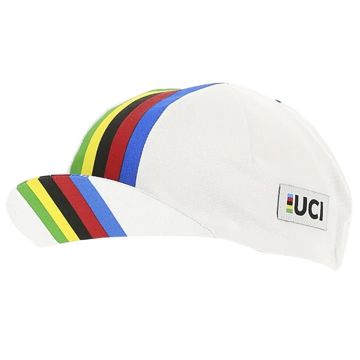 Santini UCI Rainbow Stripes Cycling Cap