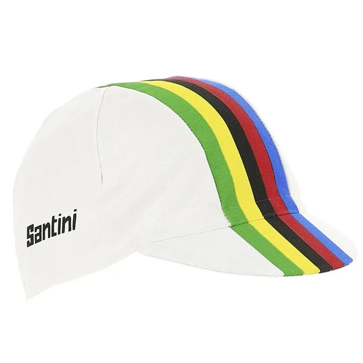 Santini UCI Rainbow Stripes Cycling Cap